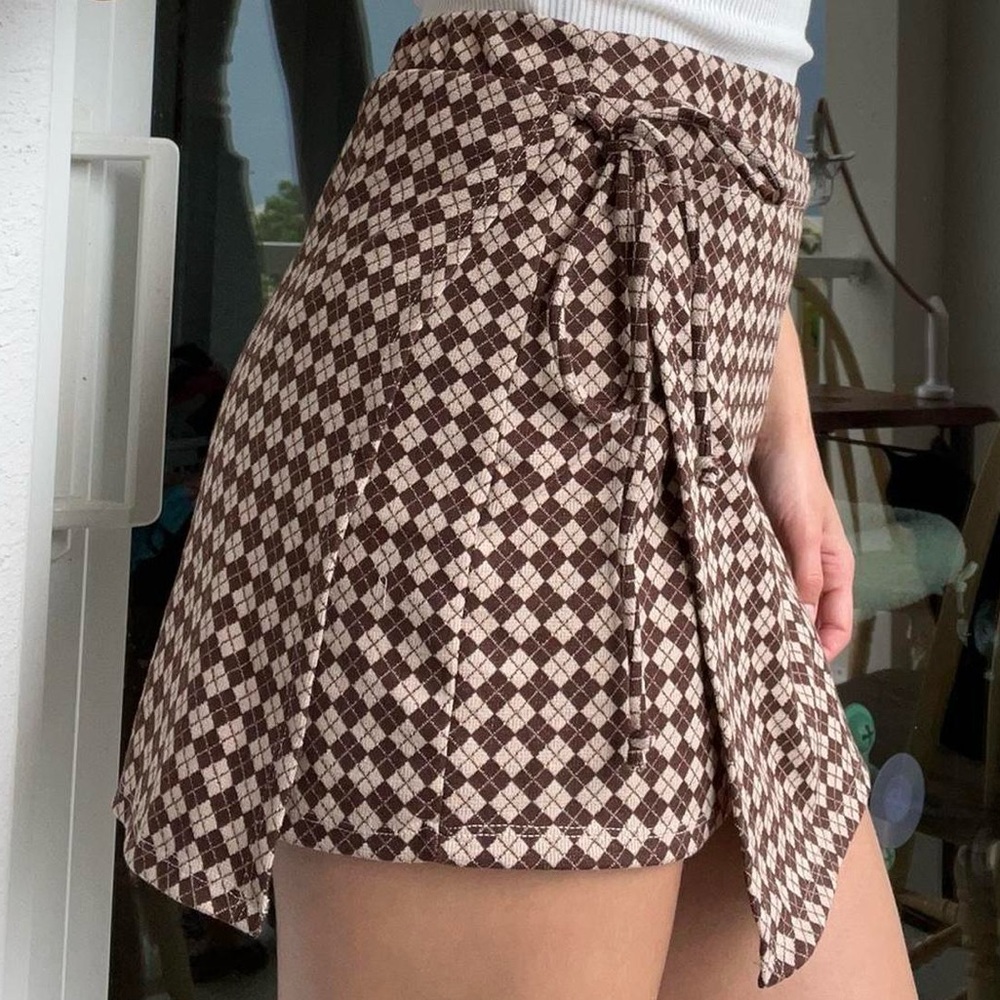 Kirious Checkered Mini Skort - Picture 6 of 6